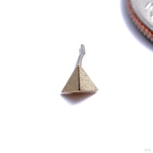 Contour Press-fit End in Gold from Pupil Hall (14K solid gold)